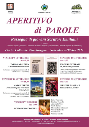 Locandina Rassegna stampa coordinata da Fabio Carapezza